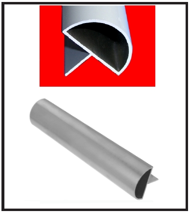 Perfil remate multipainel - ALUM�NIO